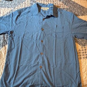 Tommy Bahama Sky Blue Casual Button-Down Shirt